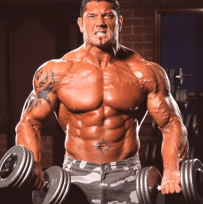 Dave Bautista muscles