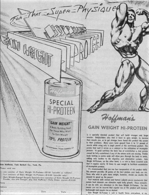 history of protein powders